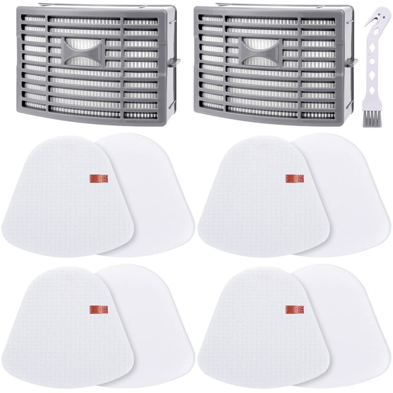 Leadaybetter Filter Replacement for Shark Navigator NV586 NV585 NV580 NV581 NV581Q Powered Lift Away DLX Upright Vacuum Cleaner Filters, Compare to Part # XFFT580 & XHEP580 - Image 1